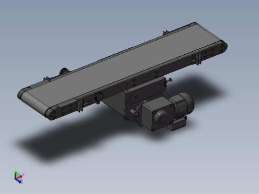 1.1米X0.2米带式输送机构