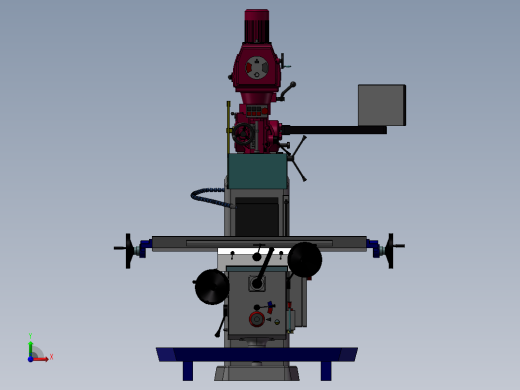 铣床、万能铣床前视缩略图