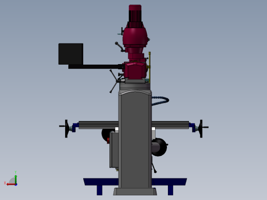 铣床、万能铣床后视缩略图
