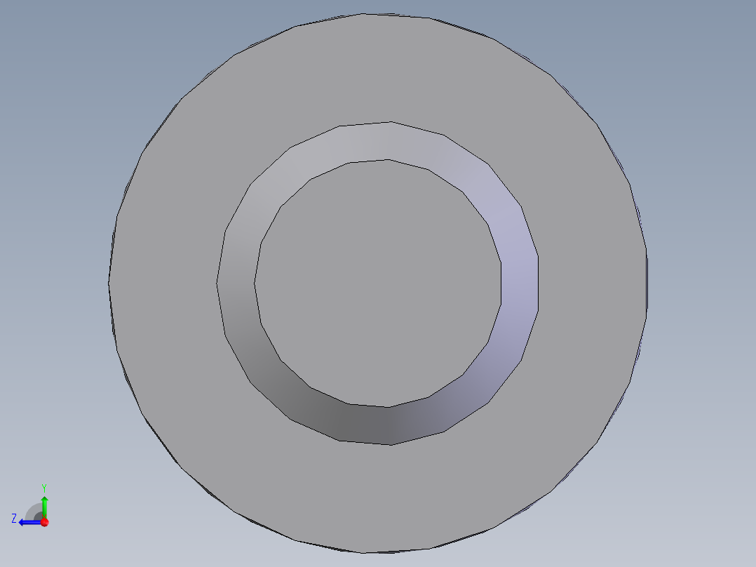 内六角圆柱头螺钉  M6×10右视图