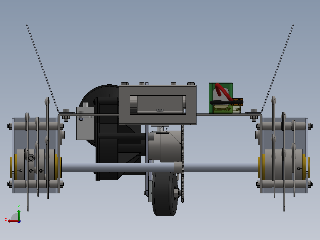 AGV小车、AGV(93)后视图