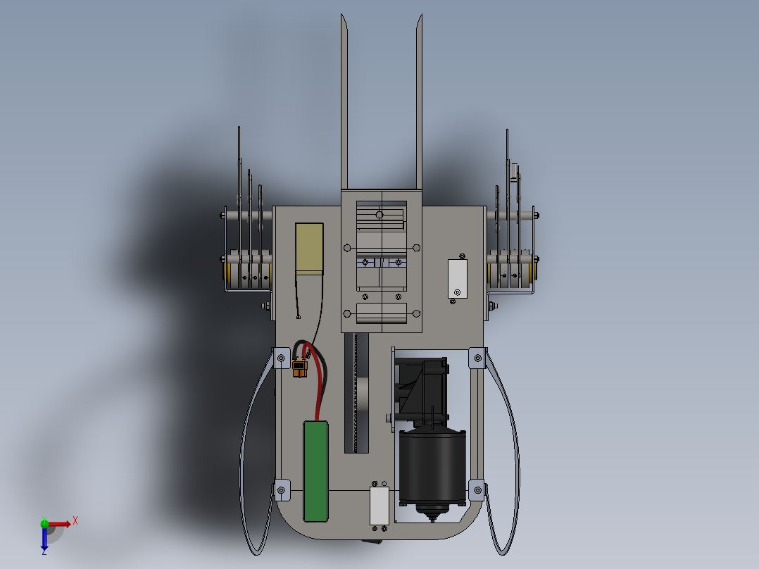 AGV小车、AGV(93)俯视图