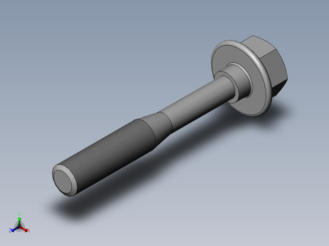 GB╱T 5790-1986[六角头法兰面螺栓(加大系列) 细杆 B级 A型M5×35]