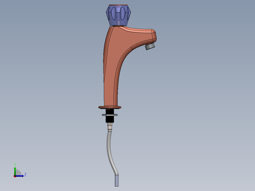水龙头 花洒(7)左视图