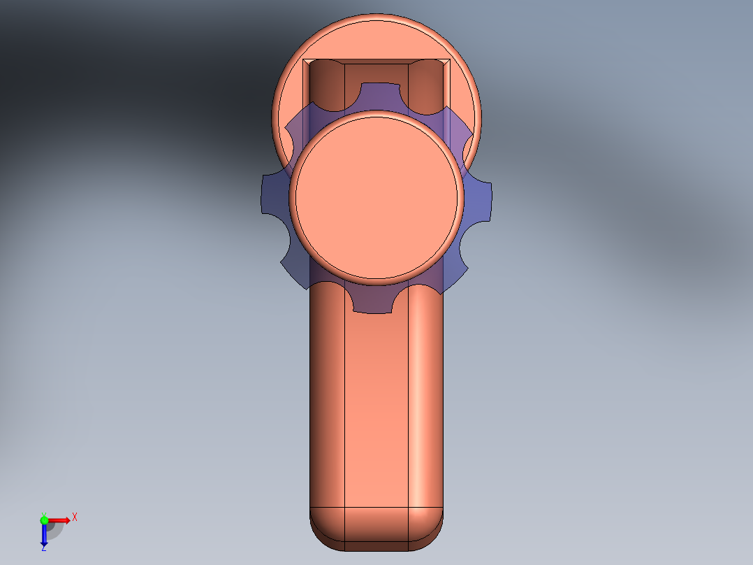 水龙头 花洒(7)俯视图