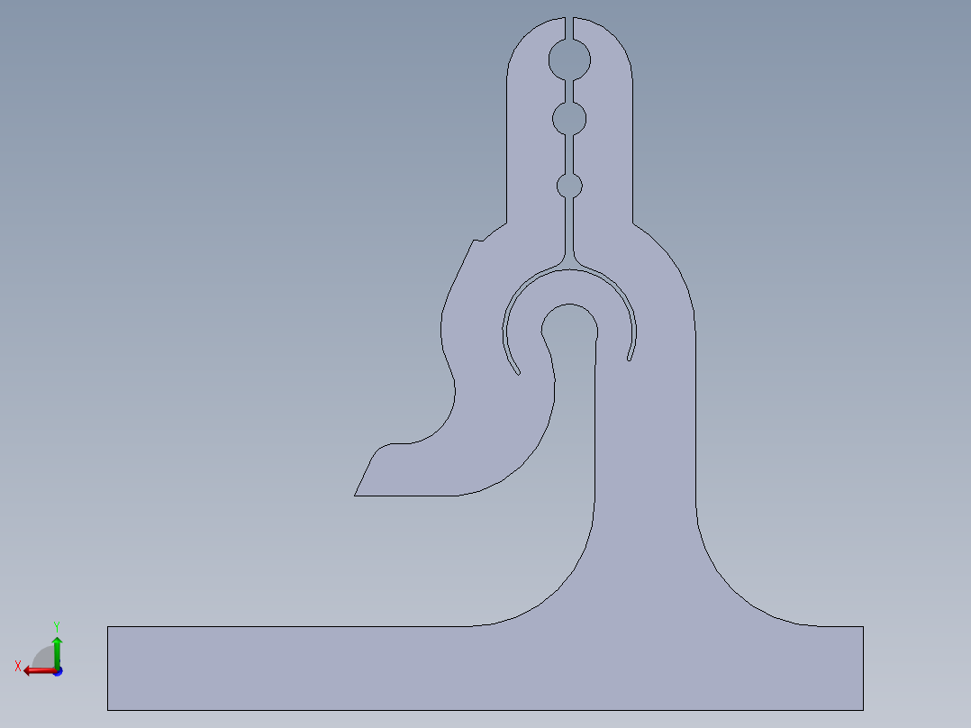 电缆固定装置后视图