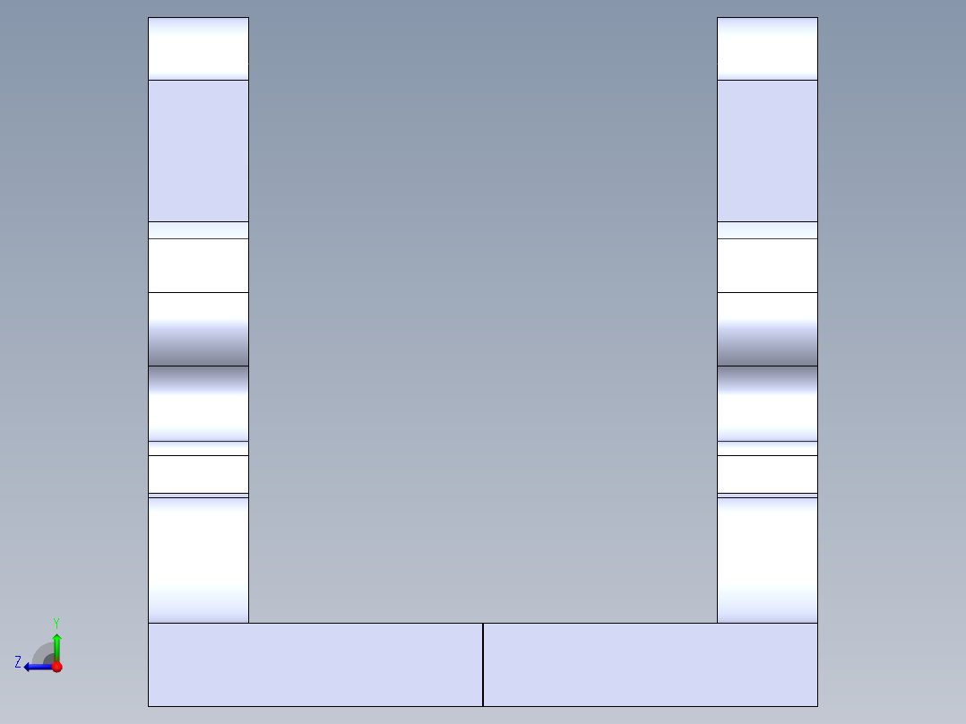 电缆固定装置右视图