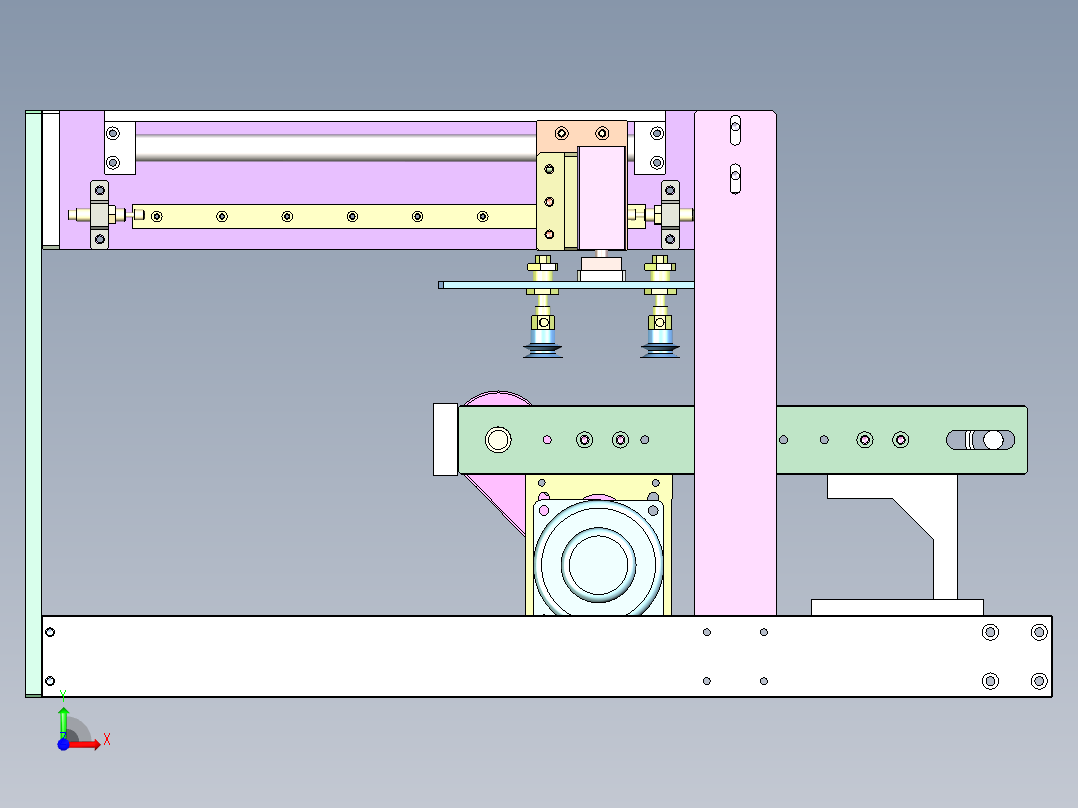 PCB 板自动定位输送台 EPL-801前视图