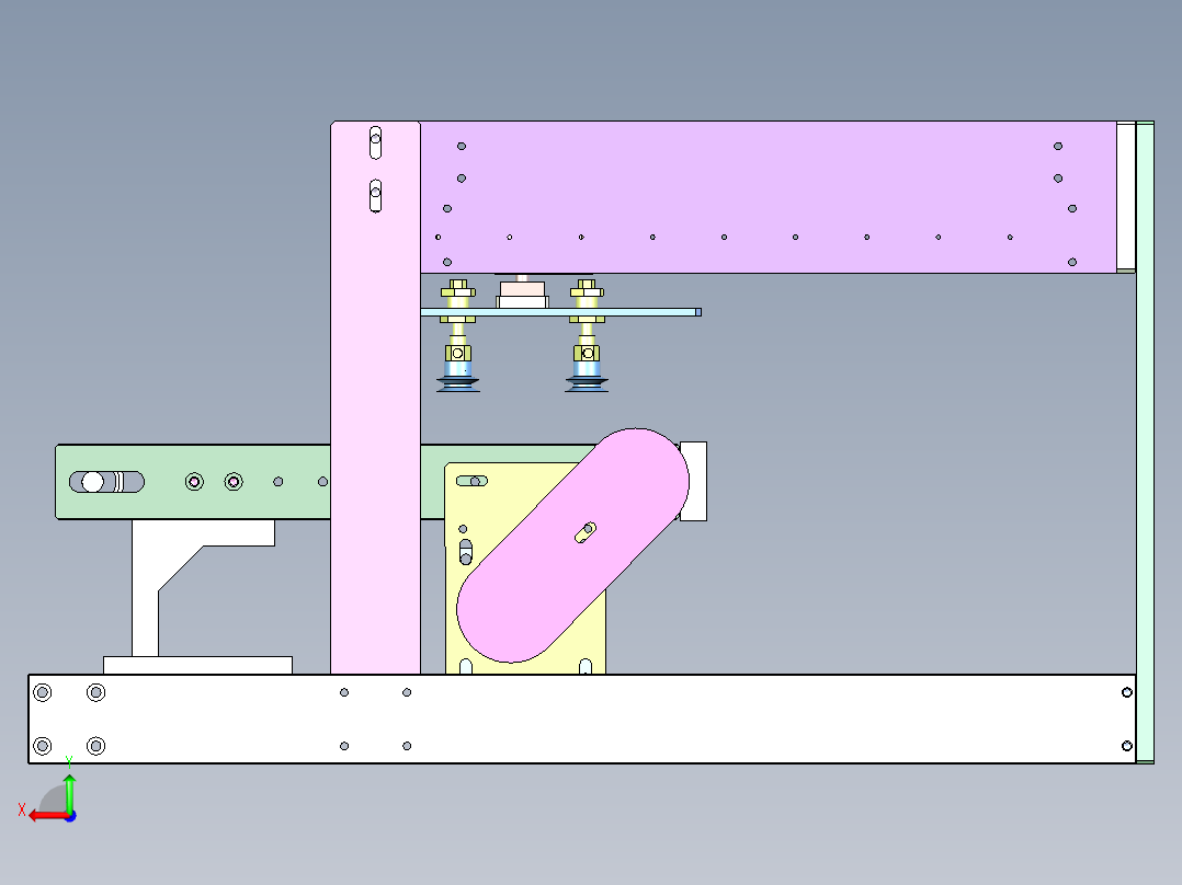PCB 板自动定位输送台 EPL-801后视图
