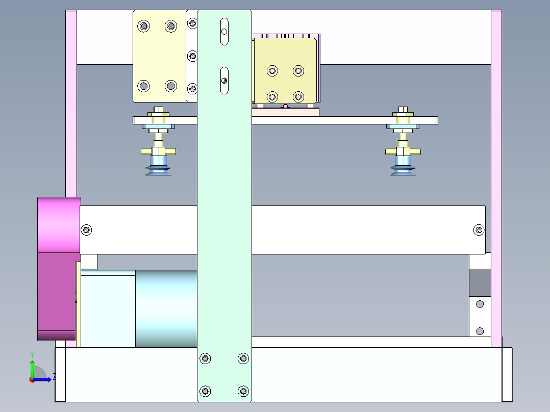 PCB 板自动定位输送台 EPL-801左视图