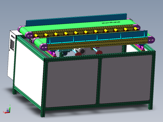 双侧可调节宽度输送机