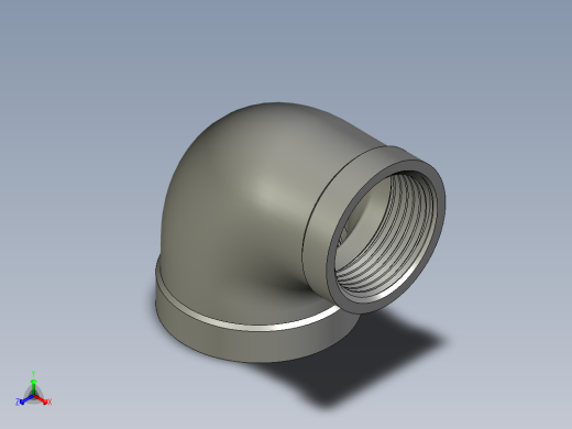 螺纹管弯头-异径内丝 DN32-DN25