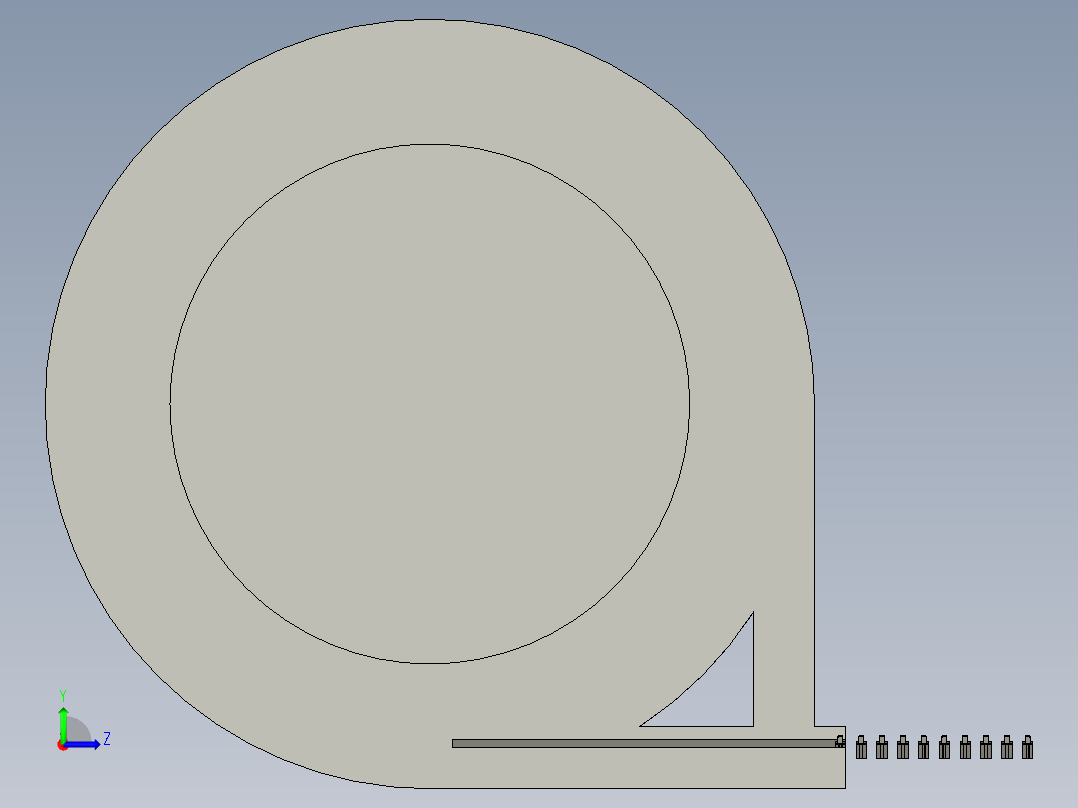 振动盘250x370左视图