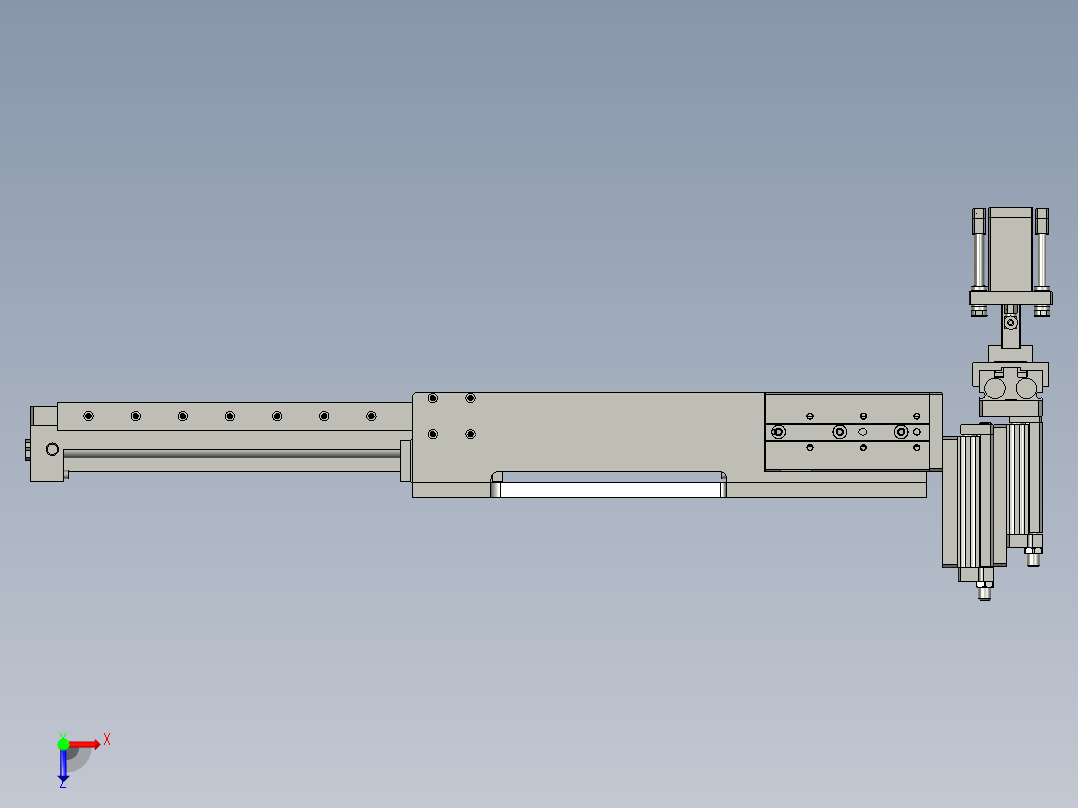 送胶前进模块-n2改f0俯视图