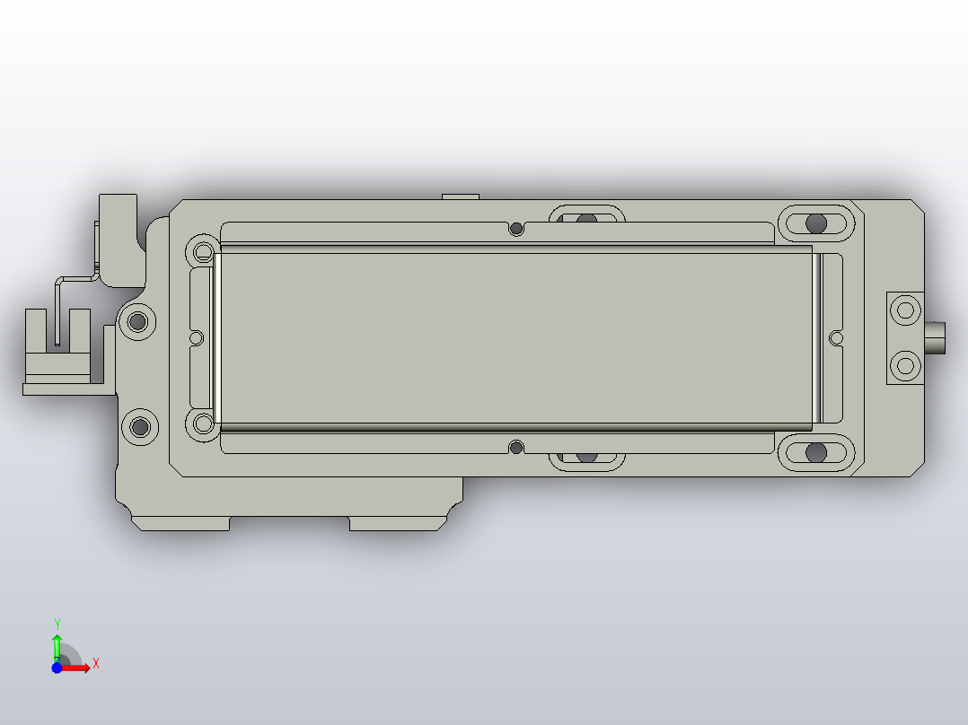 MT75BS半封闭丝杆滑台[MT75BS.L#.550.BL.P10.C3]前视图