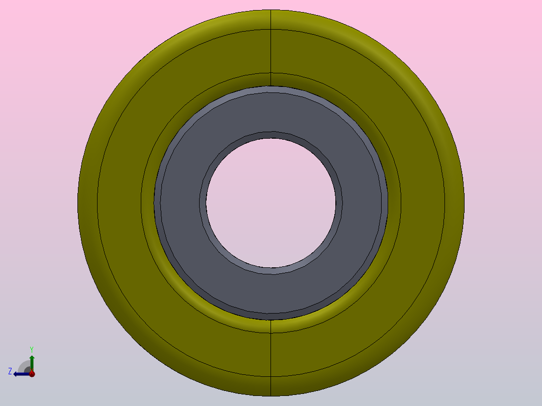 GL型滚子链联轴器[GL4]右视图