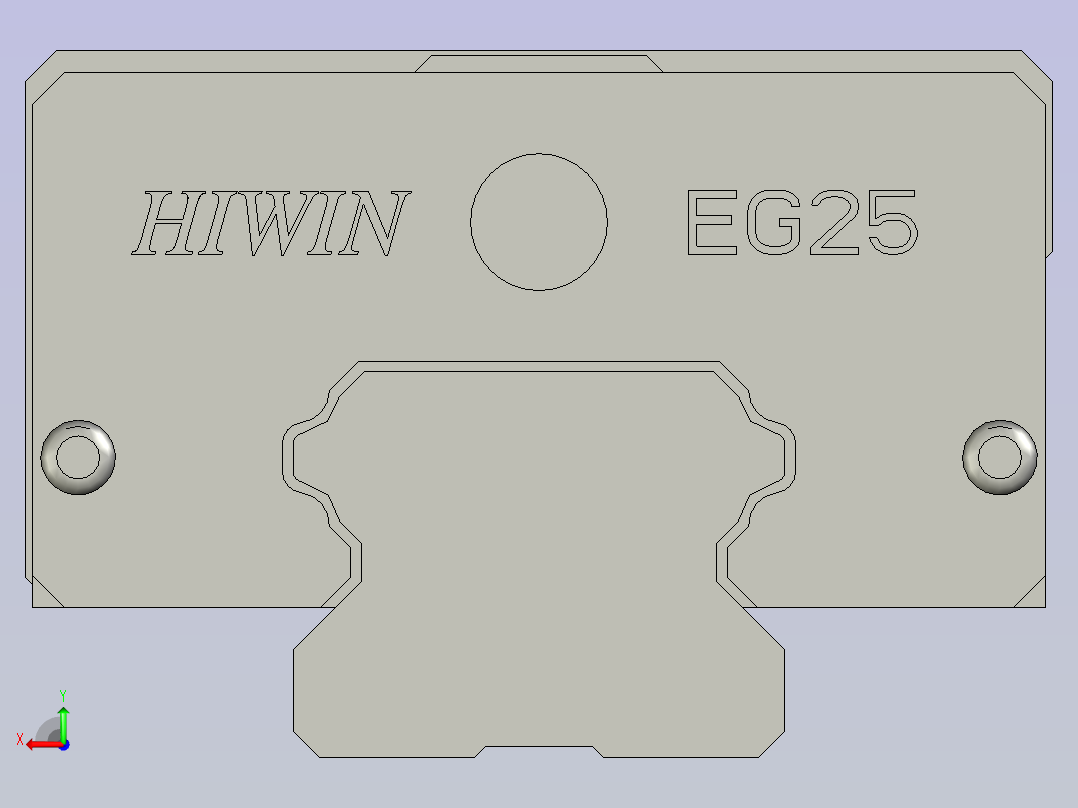 EGH25CA880(滑轨组件后视图