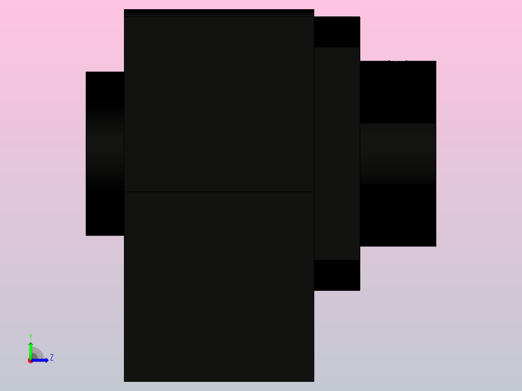 方型固定侧标准型丝杠支撑座[BTK15]左视图