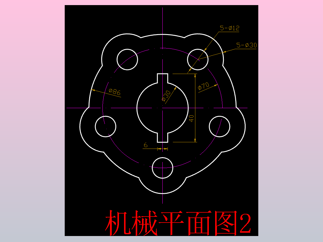 机械平面图2CAD图纸