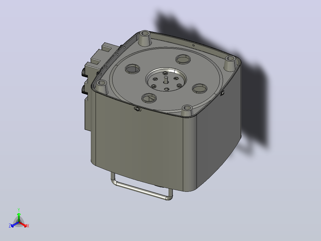 TDGC2-3接触调压器三维模型202011正等轴测图