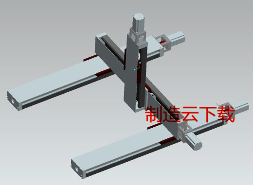 XYZ三轴平台3D模型缩略图