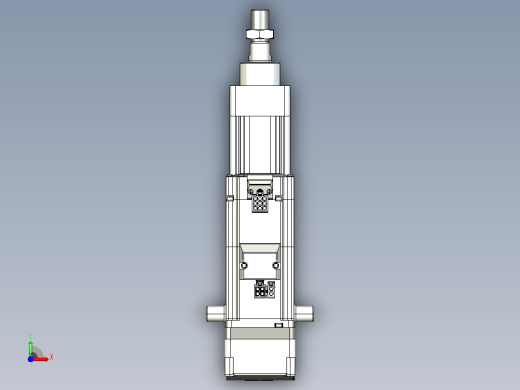 轻载电动缸TPA-ESR40-1210C-L50-MR-TC-W-P40-C3前视缩略图