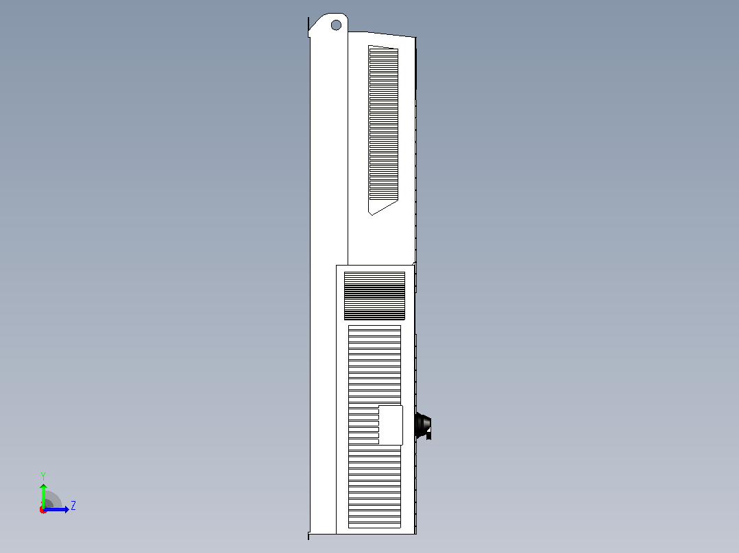 ABB交流驱动器AC Drives  ACH550-VDR-075A-2左视图