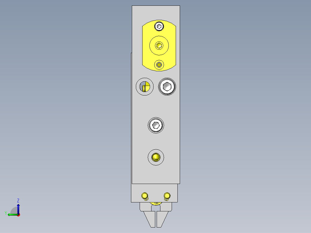 机械卡盘左视图