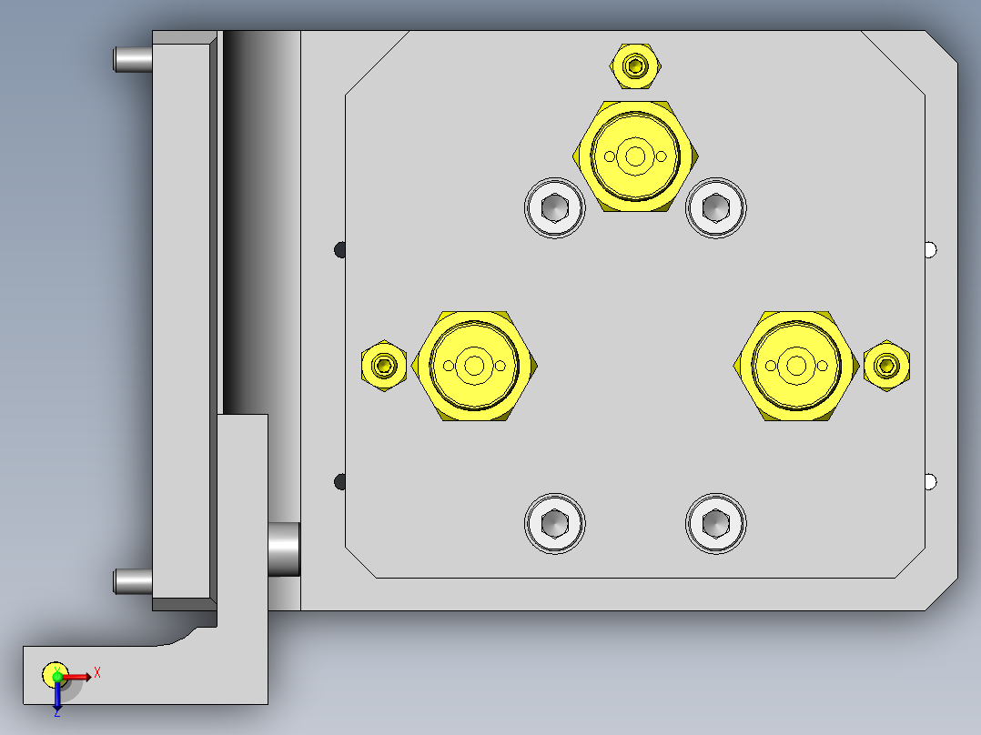 突起高度合格与否的判断机构俯视图