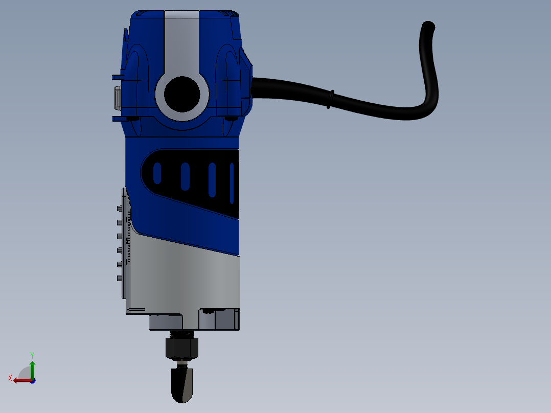 电动雕刻机主钻头后视图