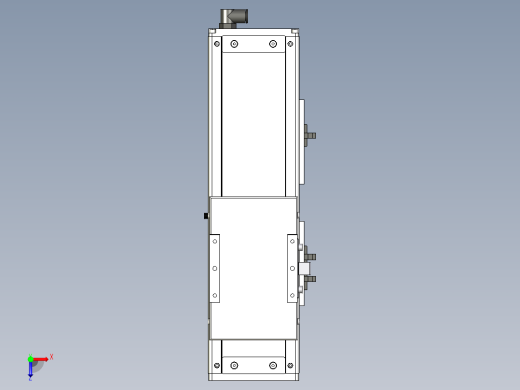 Toyo东佑达直线模组-ECH12-150-BM-100W+煞車俯视缩略图