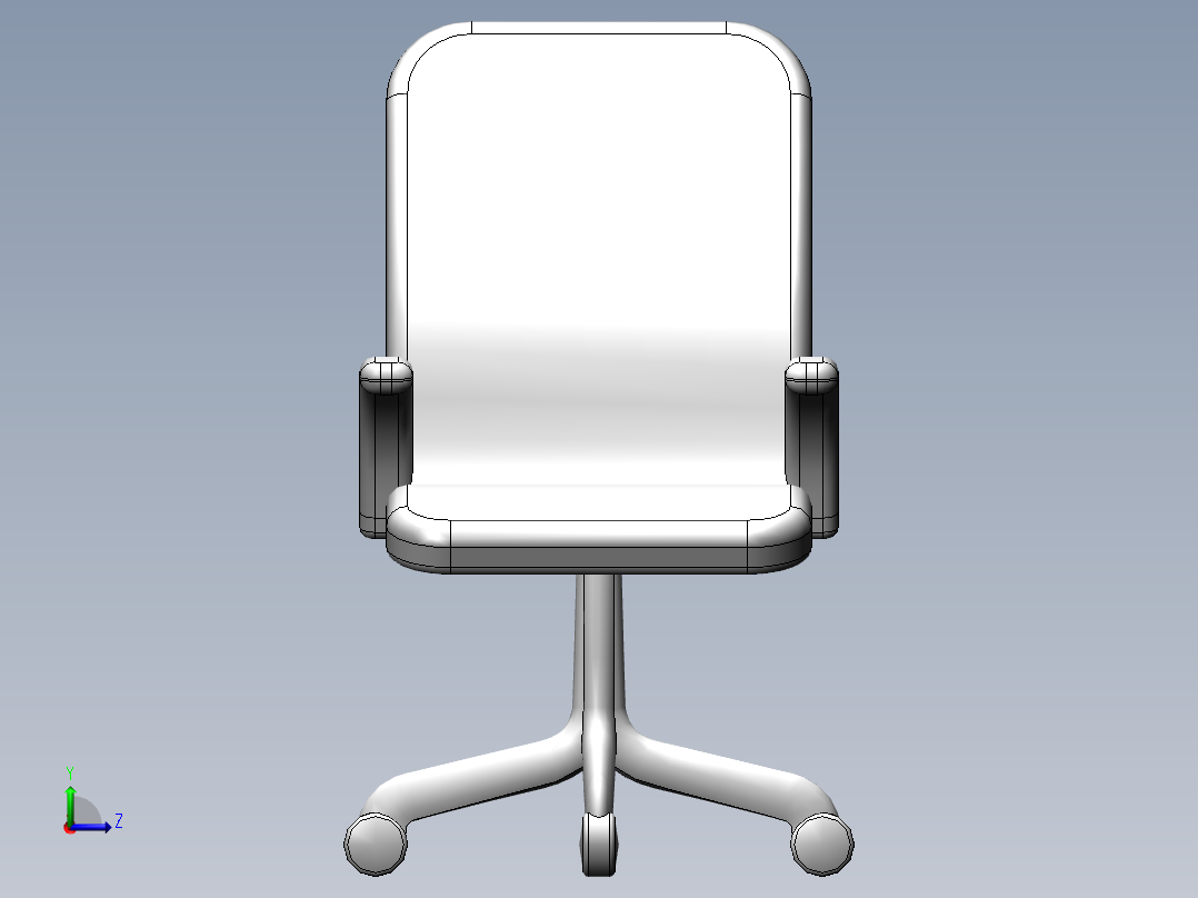 老板椅子左视图