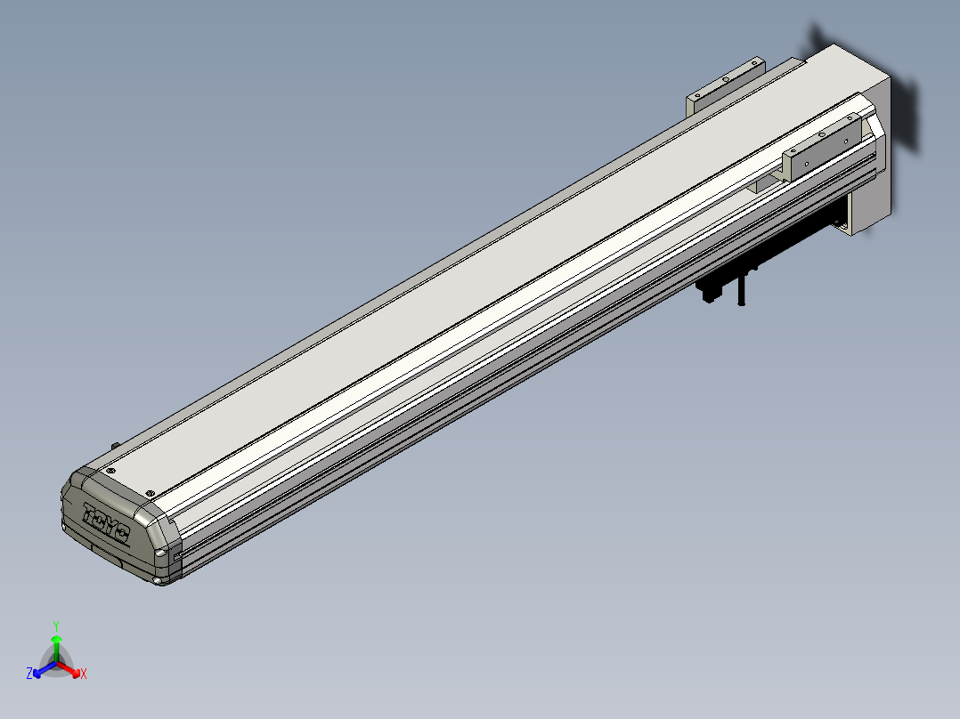 Toyo东佑达直线模组-ETH13-750-BM-400W+煞車主视图