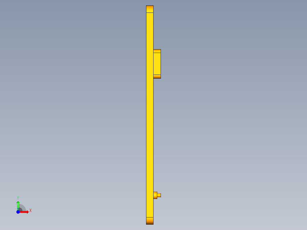 间歇杆机构前视图