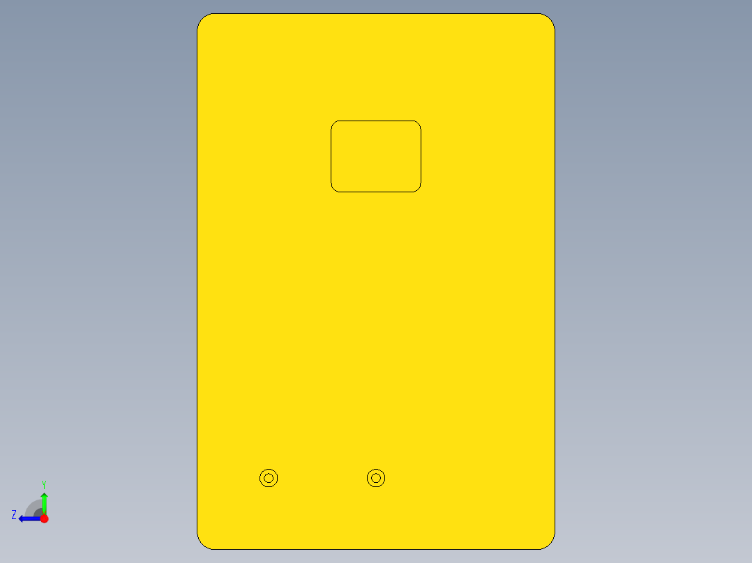 间歇杆机构右视图