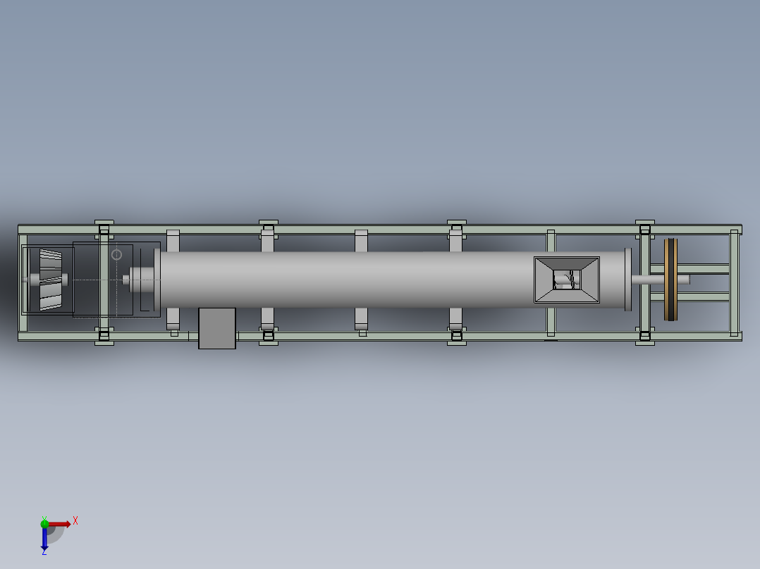 盐干燥机模型图俯视图