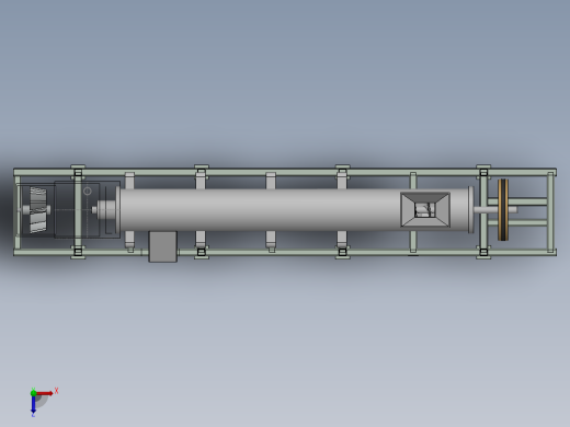 盐干燥机模型图俯视缩略图