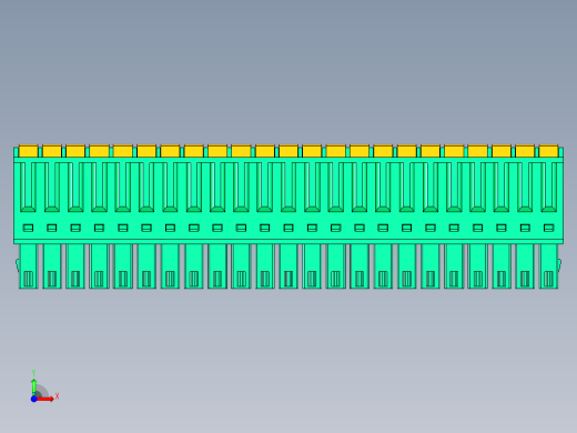 DEGSON 15EDG 系列 3.5mm 插拔式接线端子 FullPack-15EDGKD-3.5-23P-14-00AH前视缩略图