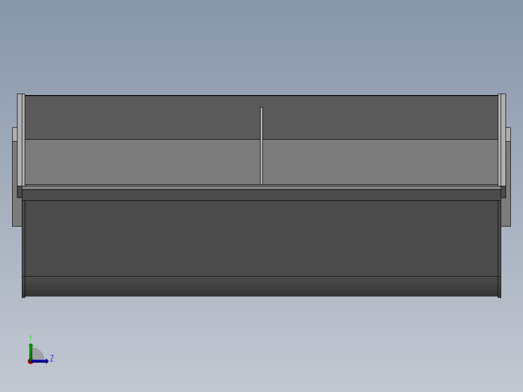提升斗--sw左视图