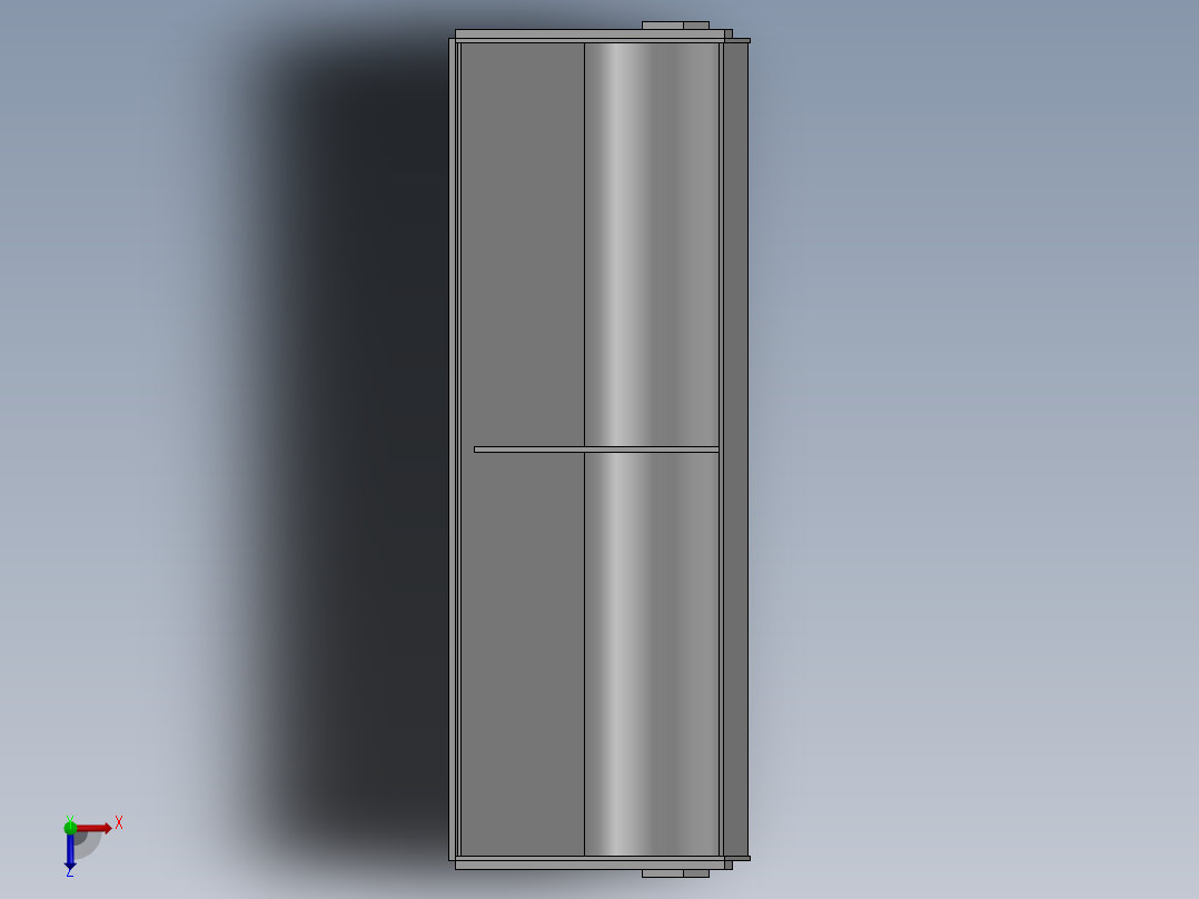 提升斗--sw俯视图