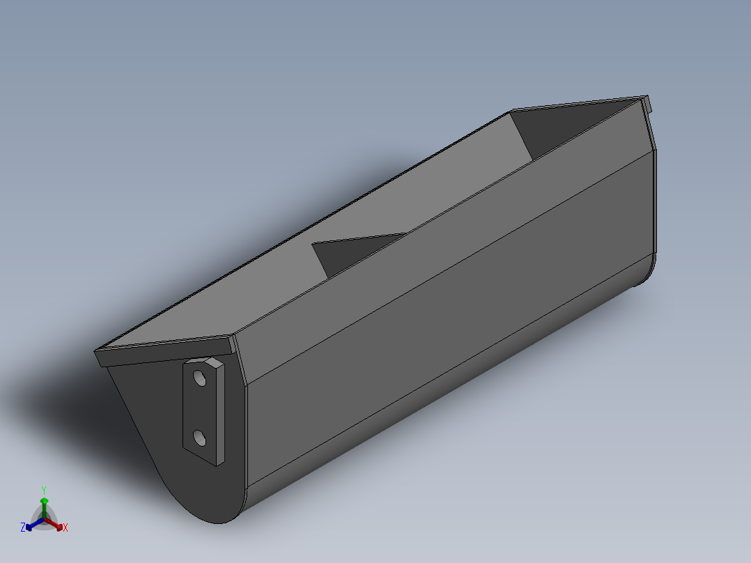 提升斗--sw正等轴测图