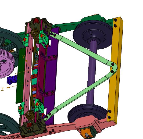 铁路机车轨道转向架