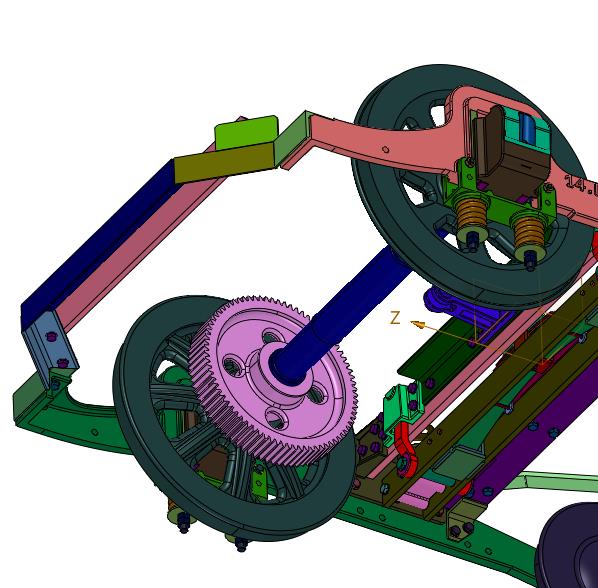 铁路机车轨道转向架