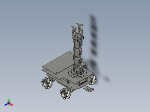 物料搬运小车三维SW