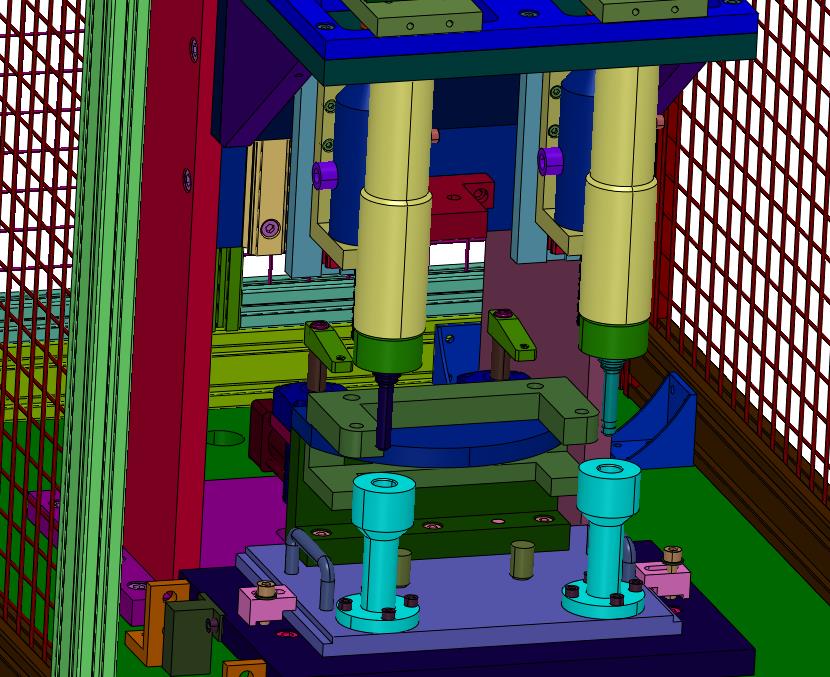 产品表面装配销钉安装用压力机