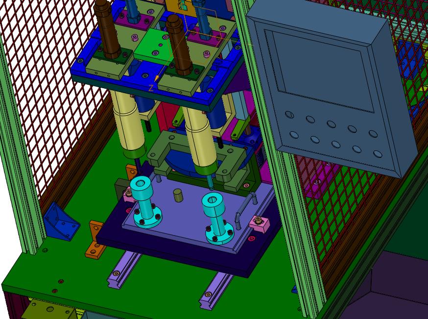 产品表面装配销钉安装用压力机