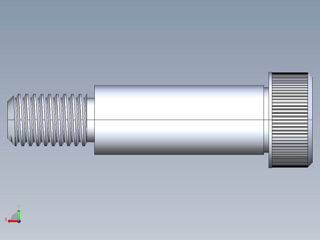 公制SH螺栓选择（DME）-SB DME PM12 x40.STEP后视图