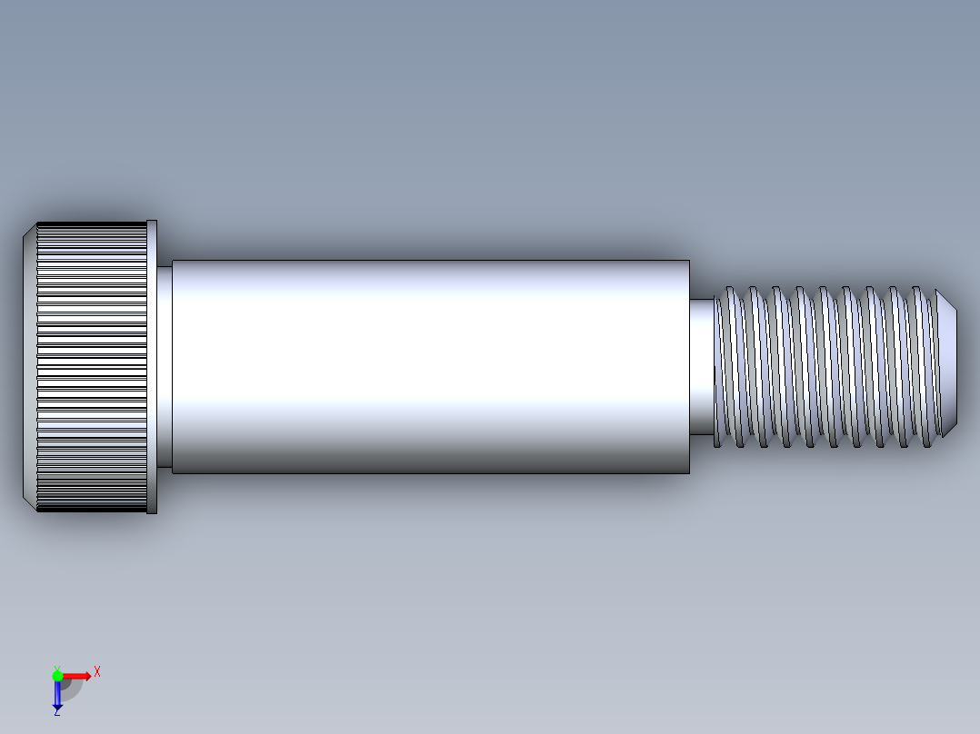 公制SH螺栓选择（DME）-SB DME PM12 x40.STEP俯视图