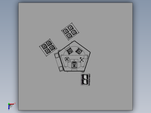 467变速箱缸盖装配方案俯视缩略图