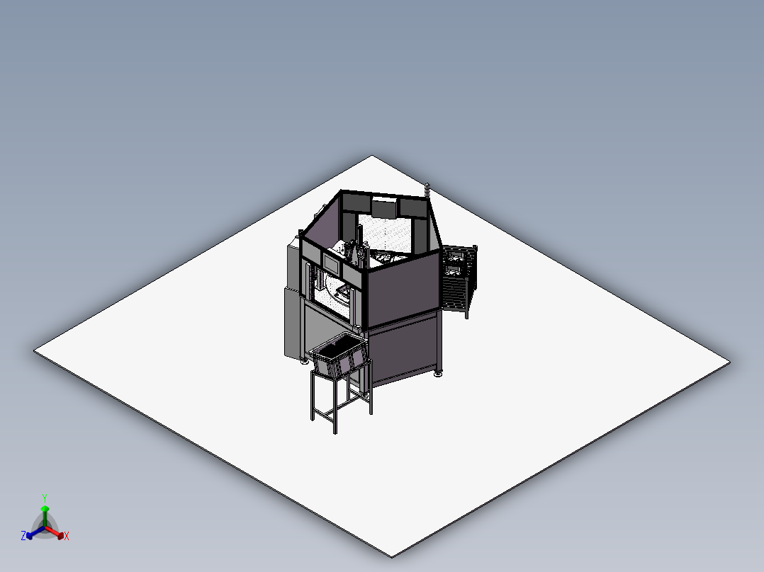 467变速箱缸盖装配方案正等轴测图